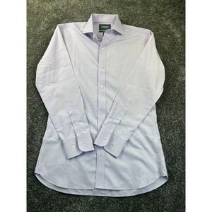 Bonobos Dress Shirt Mens 15/32 Tailored Slim Fit Button Up Long Sleeve Purple‎
